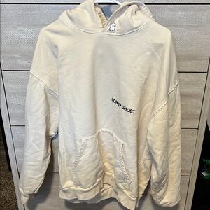 Lonely Ghost Cream Hoodie